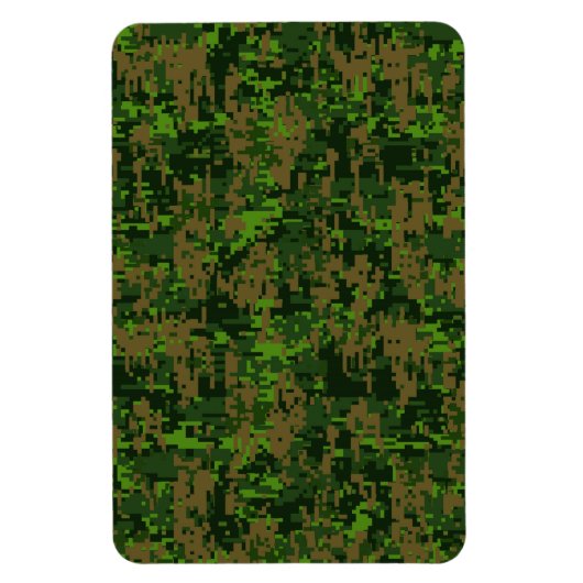 Magnet Flexible Style Woodland Camouflage numérique Décor Accent (Vertical)