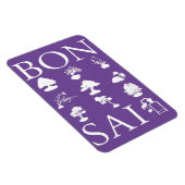 Magnet Flexible Styles de base de l'arbre Bonsai (Côté Droit)