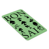 Magnet Flexible Styles de base de l'arbre Bonsai (Côté Droit)