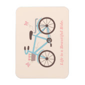 Magnet Flexible Stylish Life est un beau voyage à vélo Citation (Vertical)