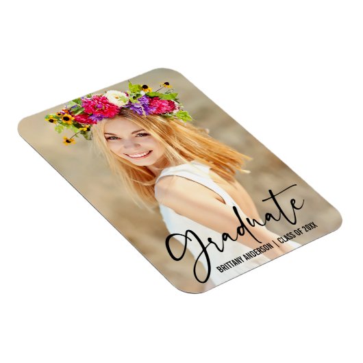 Magnet Flexible Stylo à encre Calligraphie Graduation Faire-part p (Côté Droit)