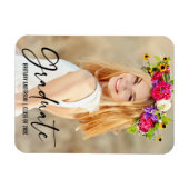 Magnet Flexible Stylo à encre Calligraphie Graduation Faire-part p (Horizontal)