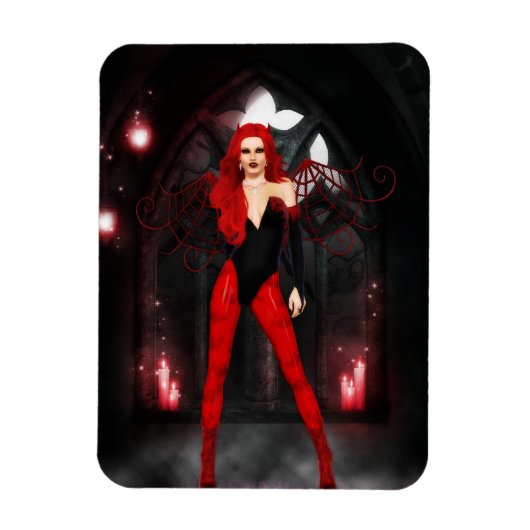 Magnet Flexible Succube Rouge (Vertical)