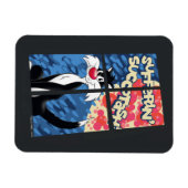 Magnet Flexible "Sufferin' Succotash" SYLVESTER™ Derrière la fenêt (Horizontal)