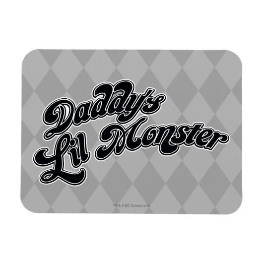 Magnet Flexible Suicide Squad | Daddy's Lil Monster (Horizontal)