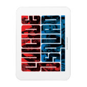 Magnet Flexible Suicide Squad | et logo bleu (Vertical)