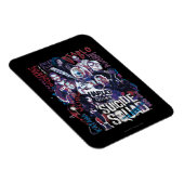 Magnet Flexible Suicide Squad | Task Force X Typografy Photo (Côté Droit)