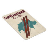 Magnet Flexible Suisse Pour Skier (Côté Droit)
