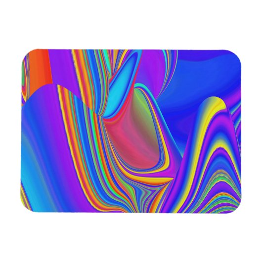 Magnet Flexible Summerfeel, Rainbowart 3D Abstrait (Horizontal)