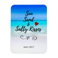 Sun Sand and and Salty Kisses Tropical Beach