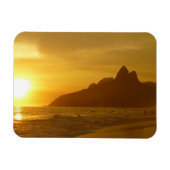 Magnet Flexible Sun Set à Ipanema Beach Brésil (Horizontal)