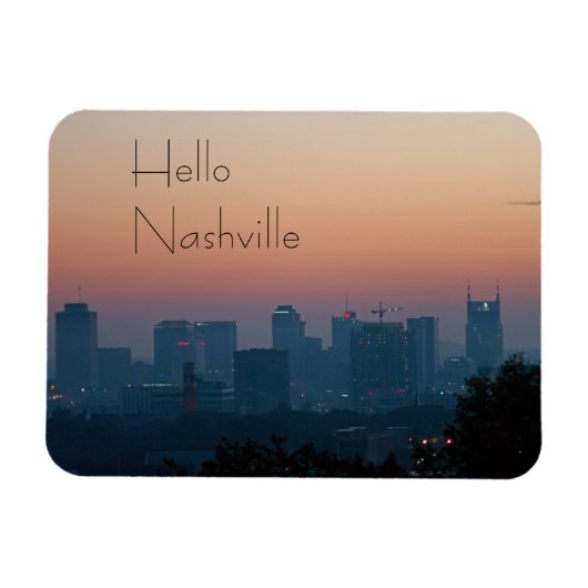 Magnet Flexible Sunrise de Nashville City (Horizontal)