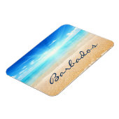 Magnet Flexible Sunrise de plage de la Barbade (Côté Gauche)