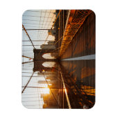 Magnet Flexible Sunrise du pont Brooklyn de New York (Vertical)