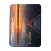 Magnet Flexible Sunrise Kayak Gratitude (Vertical)