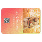 Magnet Flexible Sunrise-Photo Enregistrer la date Mariage - (Horizontal)