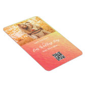 Magnet Flexible Sunrise-Photo Enregistrer la date Mariage - (Côté Droit)