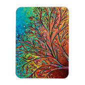 Magnet Flexible Sunrise Treetop Birds II (Vertical)