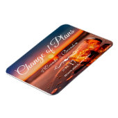 Magnet Flexible Sunset Beach Mason Jar Blue Night Changement de pl (Côté Gauche)