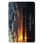 Magnet Flexible Sunset Camel Ride, Broome, Australie occidentale (Vertical)