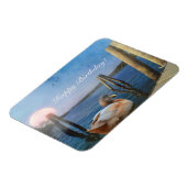 Magnet Flexible Sunset Duck Joyeux anniversaire (Côté Gauche)
