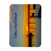 Magnet Flexible Sunset Landing Skull Creek Boathouse Hilton Head (Vertical)