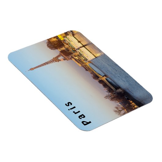 Magnet Flexible Sunset on Eiffel tower and Pont Rouelle - Paris (Côté Droit)