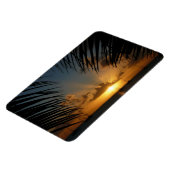 Magnet Flexible Sunset Through Palm Fronds (Côté Gauche)