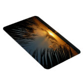 Magnet Flexible Sunset Through Palm Fronds (Côté Droit)