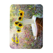 Magnet Flexible Sunshine & Bonheur Sunflower (Vertical)