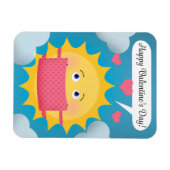 Magnet Flexible Sunshine Heureuse Sainte-Valentin dans le masque d (Horizontal)