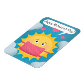 Magnet Flexible Sunshine Heureuse Sainte-Valentin dans le masque d (Côté Gauche)