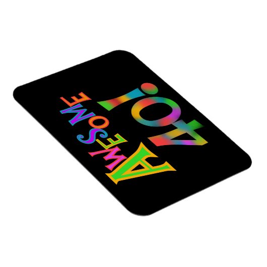 Magnet Flexible Super 40 T-shirts et cadeaux d'anniversaire (Côté Droit)