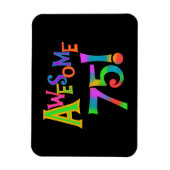 Magnet Flexible Super 75 T-shirts et cadeaux d'anniversaire (Vertical)