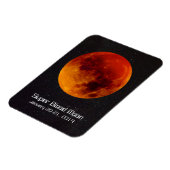 Magnet Flexible Super Blood Moon Eclipse 2019 (Côté Gauche)