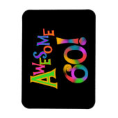 Magnet Flexible Superbe 60 T-shirts et cadeaux d'anniversaire (Vertical)