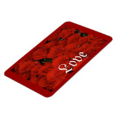 MAGNET FLEXIBLE SUPERBE BOUQUET DE ROSES ROUGES (Côté Gauche)