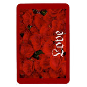 MAGNET FLEXIBLE SUPERBE BOUQUET DE ROSES ROUGES (Vertical)