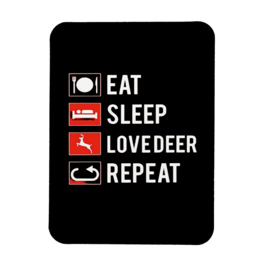 Magnet Flexible Superbe conception moderne pour amoureux de cerfs (Vertical)