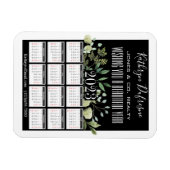 Magnet Flexible Superbe Floral 2023 Personnalisé (Horizontal)