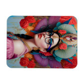 Magnet Flexible Superbe princesse avec lunettes (Horizontal)