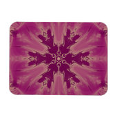 Magnet Flexible Superbes teintes violettes de fleurs exotiques (Horizontal)