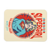 Magnet Flexible Supergirl Drame Gratuit Dans Ma Ville (Horizontal)