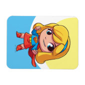 Magnet Flexible Supergirl "L'avenir est féminin" (Horizontal)