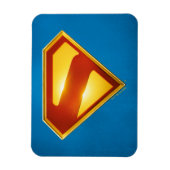 Magnet Flexible Superman Golden S Shield brillance (Vertical)