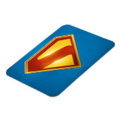 Magnet Flexible Superman Golden S Shield brillance (Côté Gauche)