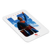 Magnet Flexible Superman regarde Pose (Côté Droit)