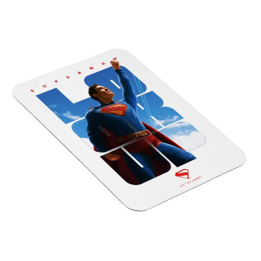 Magnet Flexible Superman regarde Pose (Côté Droit)