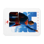Magnet Flexible Superman regarde Pose (Horizontal)