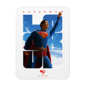 Magnet Flexible Superman regarde Pose (Vertical)